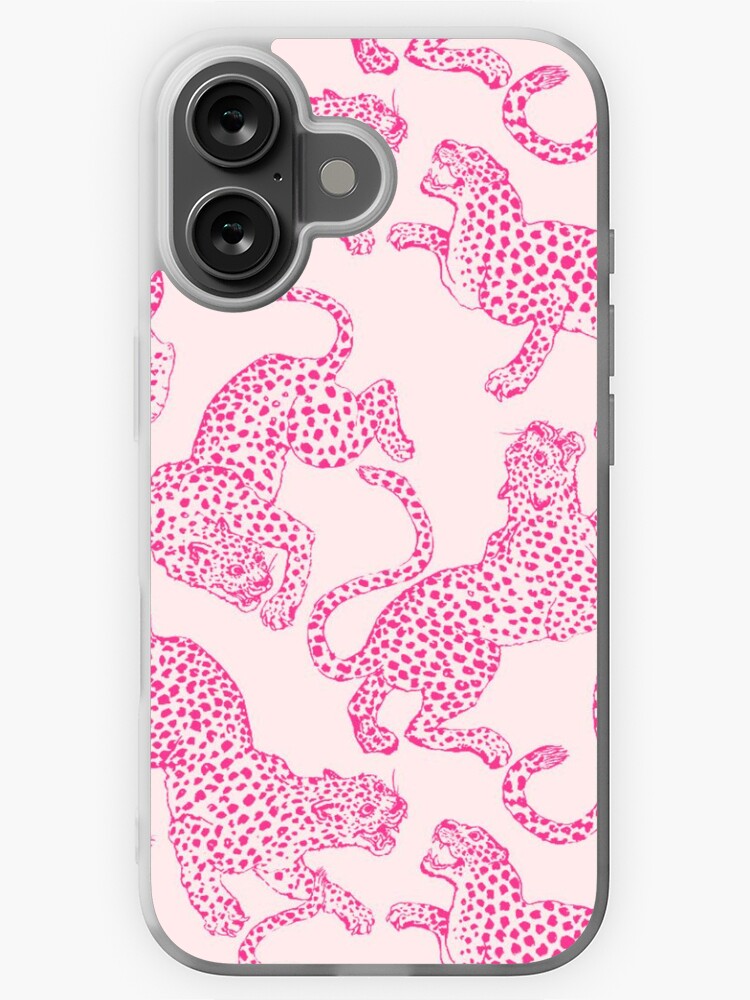 Preppy Pink Cheetah Pattern