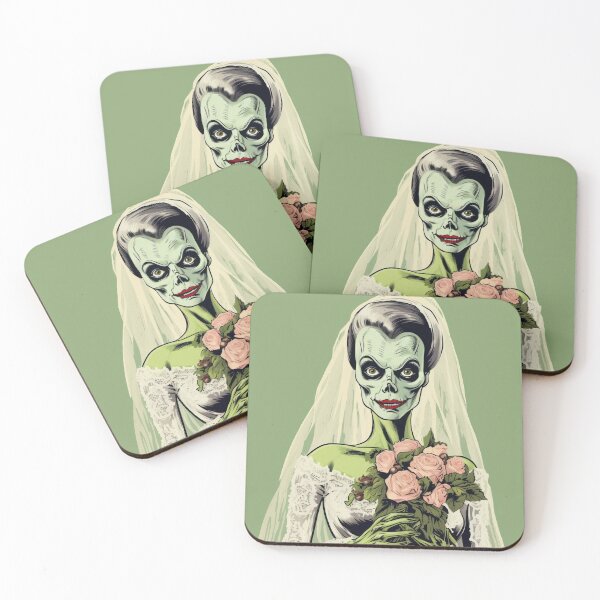 Item preview, Fabulous Zombie Bride Print #3 designed and sold by SparkleArtShop.
