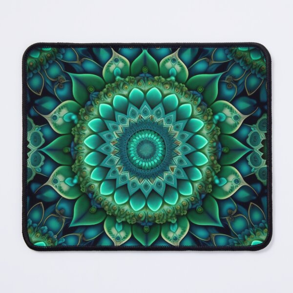 Item preview, Mandala flower pattern in Blue/Green designed and sold by Ellimade.