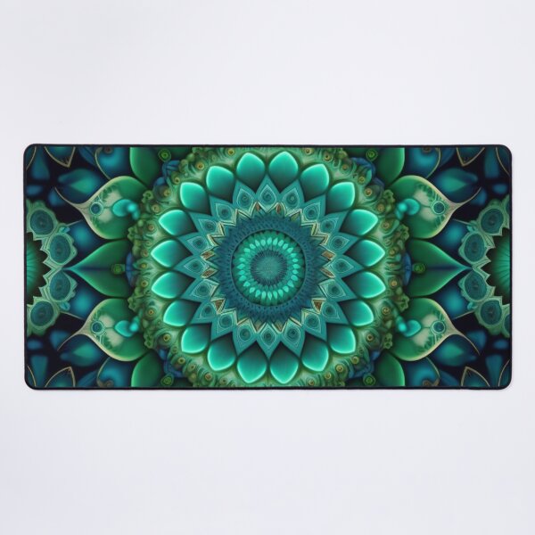 Item preview, Mandala flower pattern in Blue/Green designed and sold by Ellimade.