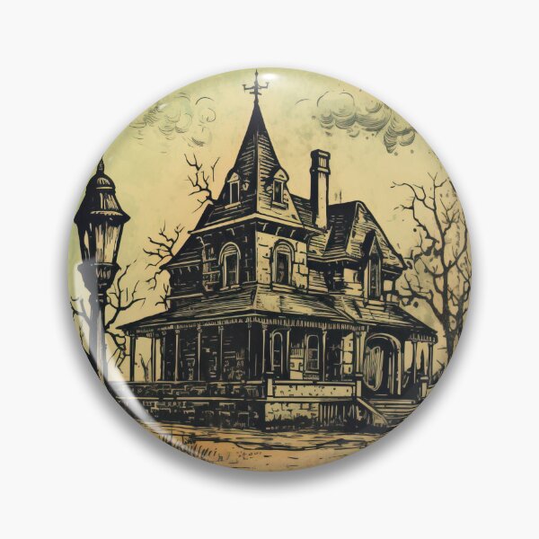 Item preview, Haunted house designed and sold by DesignRebel138.