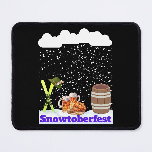 Item preview, Oktoberfest pun for snow lovers beer and pretzel for ski lovers designed and sold by Artstastic.