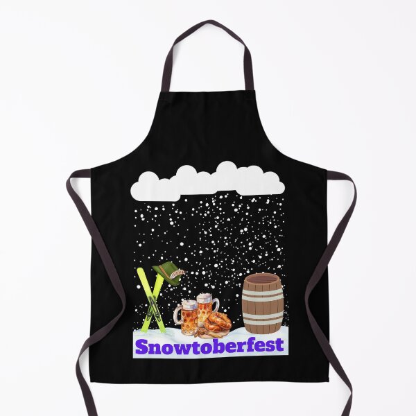 Item preview, Oktoberfest pun for snow lovers beer and pretzel for ski lovers designed and sold by Artstastic.