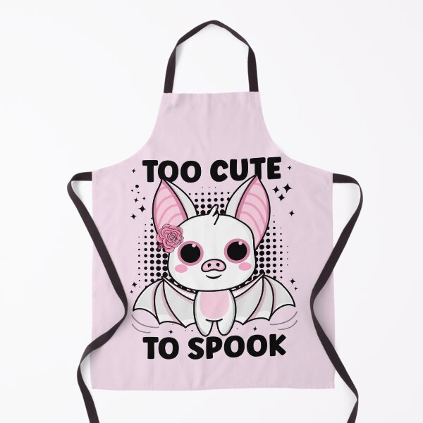 Item preview, Too Cute to Spook | Cute and Funny Halloween Albino Bat - Pink designed and sold by PearlMoonGrapes.