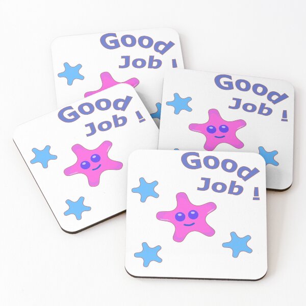 Item preview, Good Job Pink Starfish designed and sold by PrettyViews.