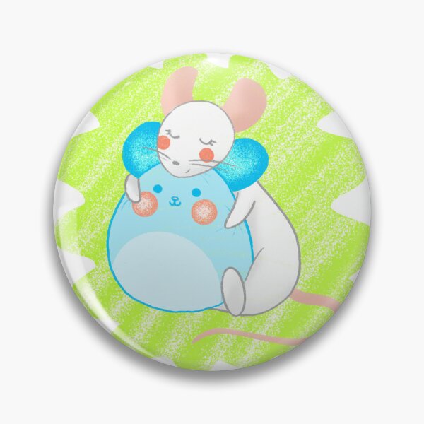 Item preview, Happy Mouse and Stuffed Friend designed and sold by limonlaur.