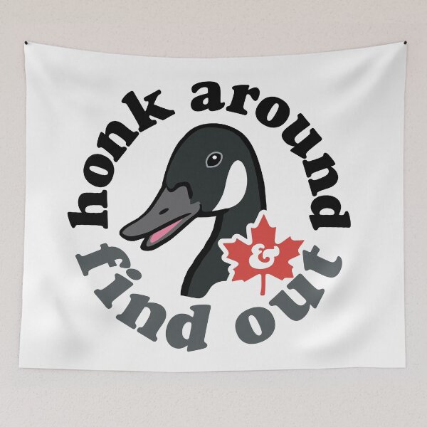 Item preview, Honk around and find out designed and sold by Nerdy mitten.