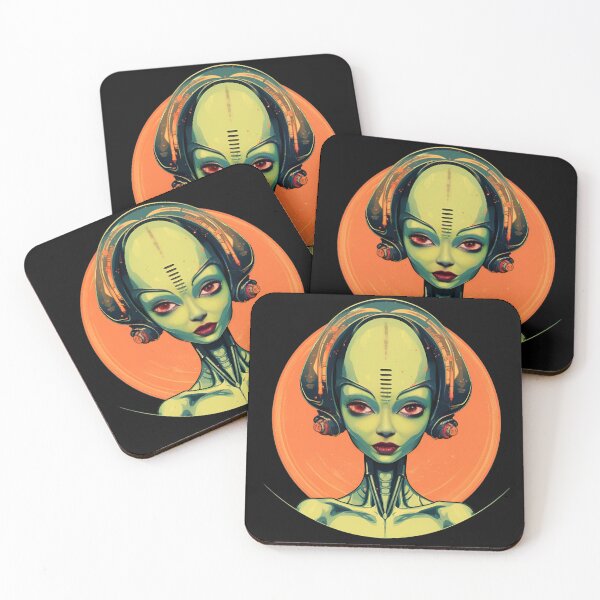 Item preview, Cyber Alien Babe Futuristic Diva designed and sold by DigitalityArt.