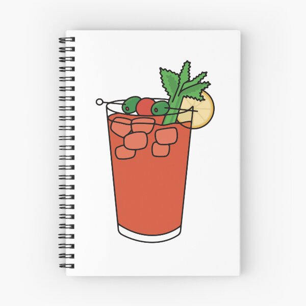 Item preview, Bloody Mary Cocktail Illustration designed and sold by murialbezanson.