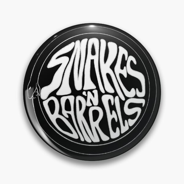 Item preview, Snakes 'n' Barrels White Tour Logo designed and sold by crucigerglobus.