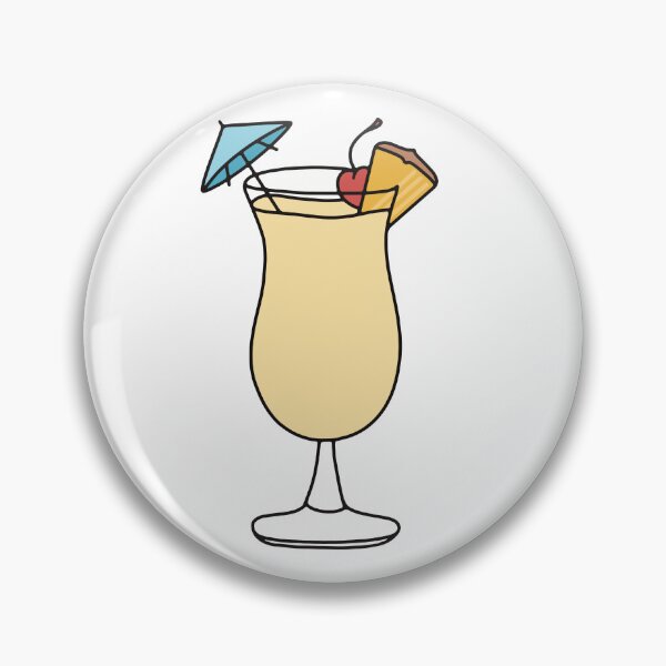 Item preview, Pina Colada Illustration designed and sold by murialbezanson.