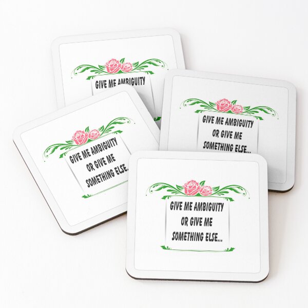 Item preview, Give Me Ambiguity Or Give Me Something Else designed and sold by FunWithChemo.