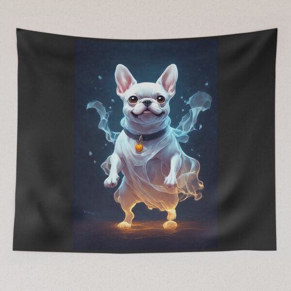 Item preview, Frenchie the friendly ghost designed and sold by DBPauwels.