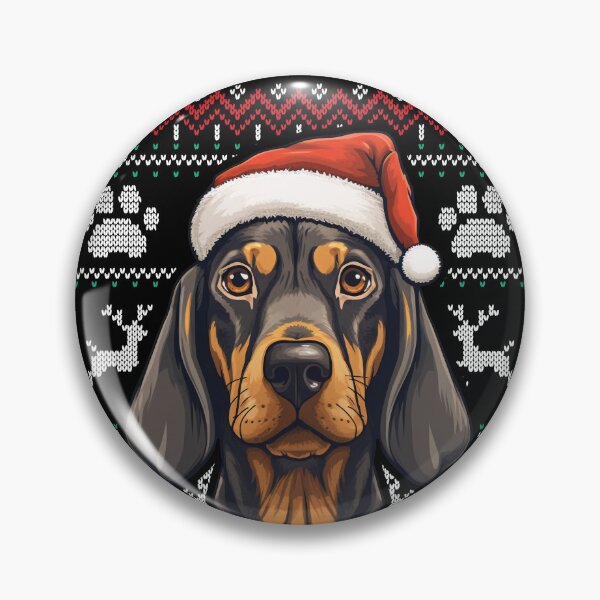 Artikelvorschau, Black and Tan Coonhound Ugly Sweater Christmas entworfen und verkauft von rafaeltto.
