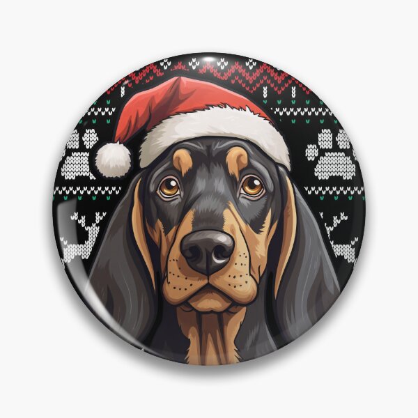 Artikelvorschau, Black and Tan Coonhound Ugly Sweater Christmas entworfen und verkauft von rafaeltto.