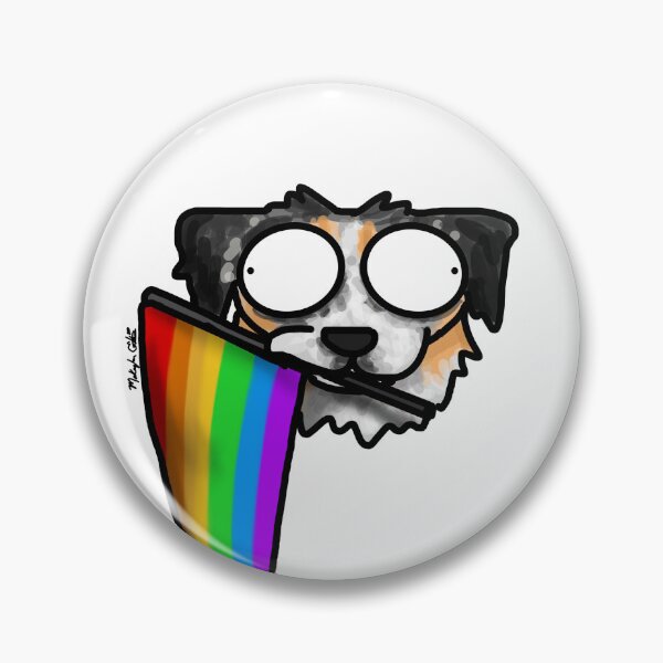 Item preview, Pride pup designed and sold by BaddPortraits.