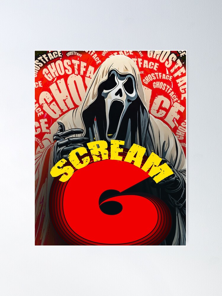 Scream 6 (Jenna Ortega, Melissa Barrera) Movie POSTER - Lost Posters