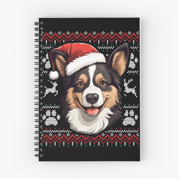 Item preview, Black Brindle Corgi Ugly Sweater Christmas designed and sold by rafaeltto.