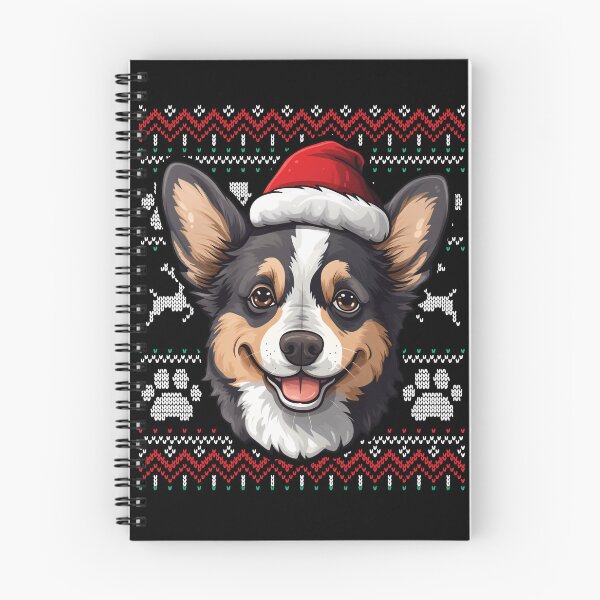 Item preview, Black Brindle Corgi Ugly Sweater Christmas designed and sold by rafaeltto.
