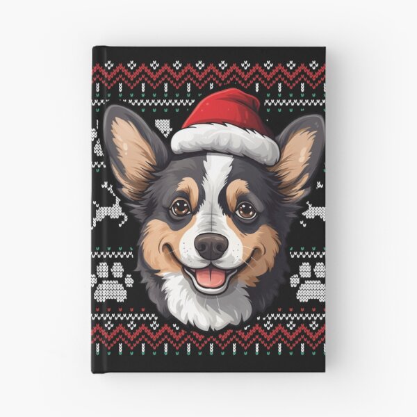 Item preview, Black Brindle Corgi Ugly Sweater Christmas designed and sold by rafaeltto.