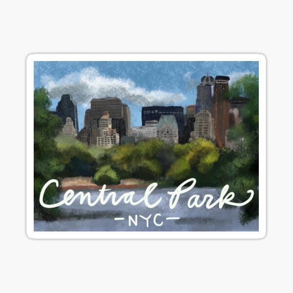 Central park Sticker