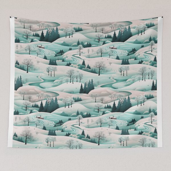 Item preview, Winterland Christmas designed and sold by Alessandro Remo Mazzoni Remotextiles.