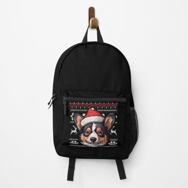 Item preview, Black Brindle Corgi Ugly Sweater Christmas designed and sold by rafaeltto.