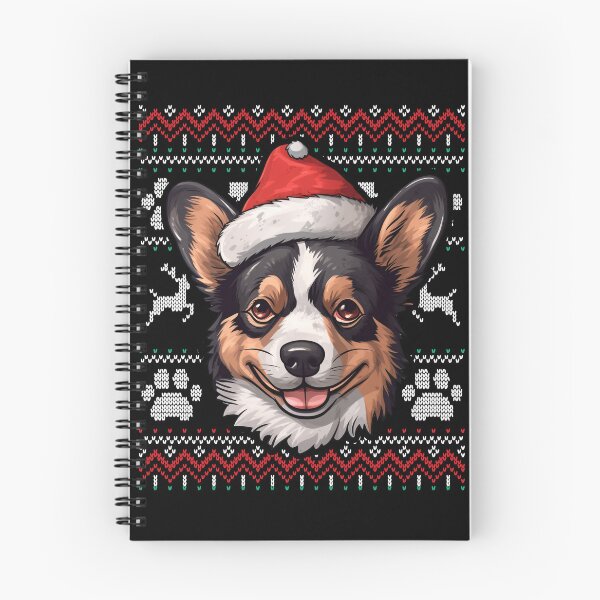 Item preview, Black Brindle Corgi Ugly Sweater Christmas designed and sold by rafaeltto.