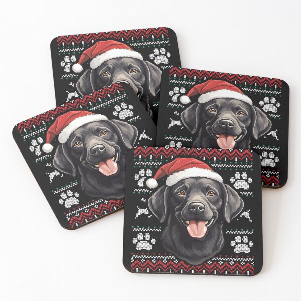 Item preview, Black Labrador Ugly Sweater Christmas designed and sold by rafaeltto.