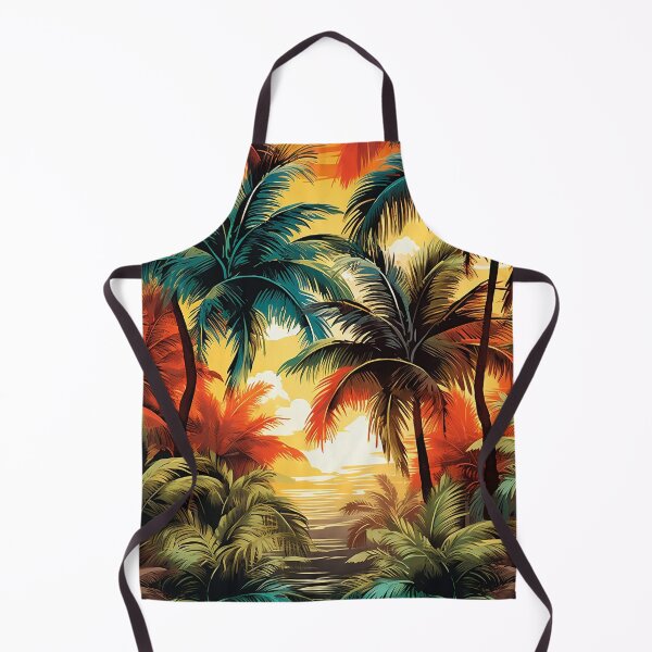 Item preview, Colorful Palm tree landscape print designed and sold by dcrc.