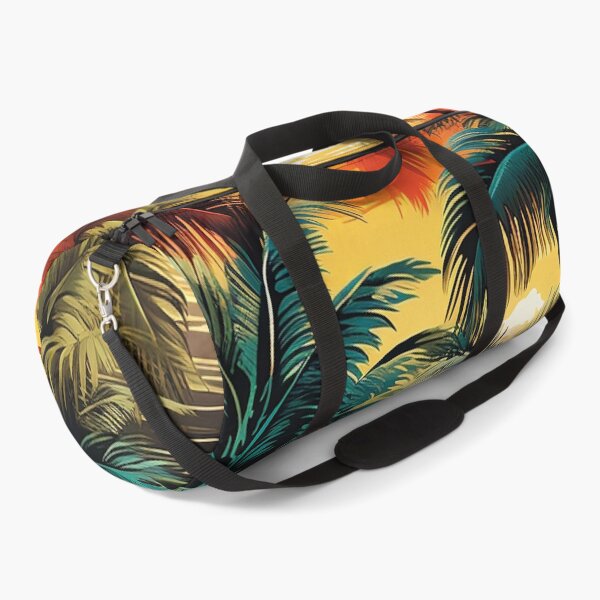 Item preview, Colorful Palm tree landscape print designed and sold by dcrc.