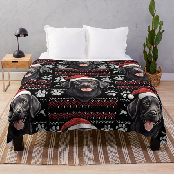 Item preview, Black Labrador Ugly Sweater Christmas designed and sold by rafaeltto.