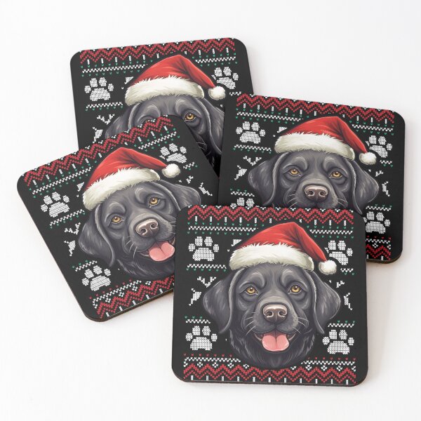 Item preview, Black Labrador Ugly Sweater Christmas designed and sold by rafaeltto.