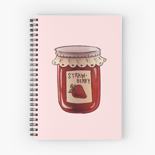 Item preview, Strawberry Jam Jar designed and sold by TurtleTeaHouse.