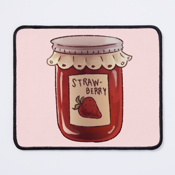 Item preview, Strawberry Jam Jar designed and sold by TurtleTeaHouse.