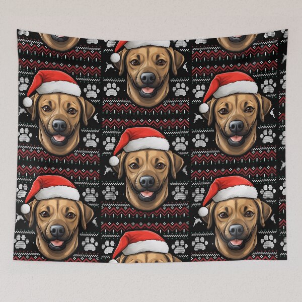Item preview, Black Mouth Cur Ugly Sweater Christmas designed and sold by rafaeltto.