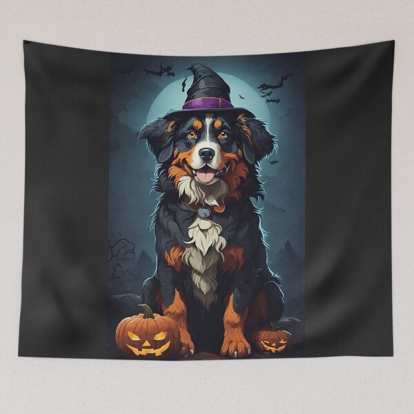 Item preview, Halloween horror, Bernese mountaindog designed and sold by DBPauwels.