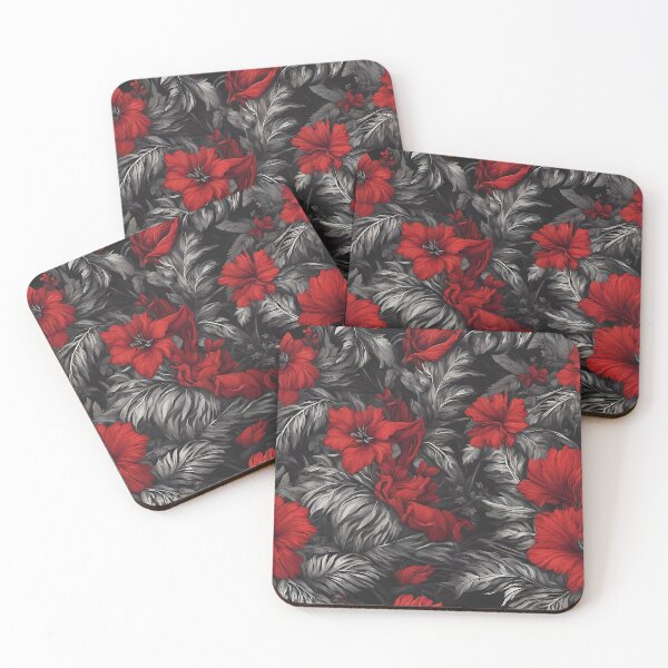 Item preview, Scarlet Petals: A Monochrome Blossom designed and sold by D-Dreamweaver.