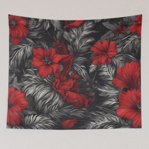 Item preview, Scarlet Petals: A Monochrome Blossom designed and sold by D-Dreamweaver.