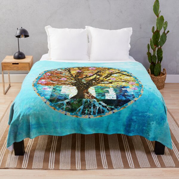 Item preview, Colorful Tree Of Life Spiritual Circle Art designed and sold by Sharon Cummings Art.
