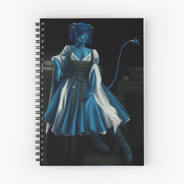 Item preview, Tiefling with Pastry and Art Supplies designed and sold by BlueLinnet.