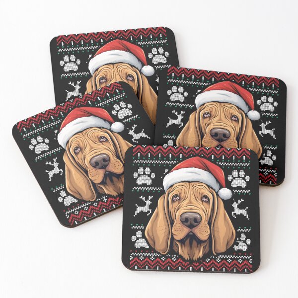 Item preview, Bloodhound Ugly Sweater Christmas designed and sold by rafaeltto.