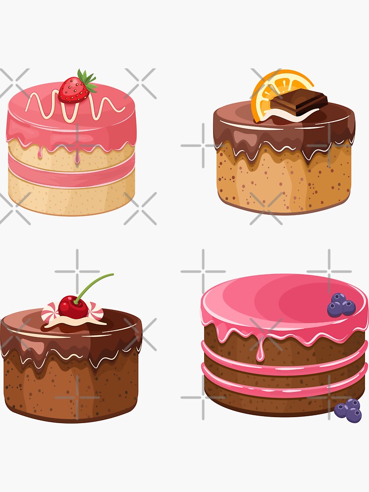 2-Tier Delicious Cake Icon In Orange And Red Color. 25093741 Vector Art at  Vecteezy