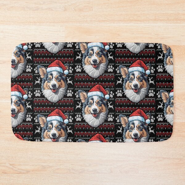 Item preview, Blue Merle Corgi Ugly Sweater Christmas designed and sold by rafaeltto.
