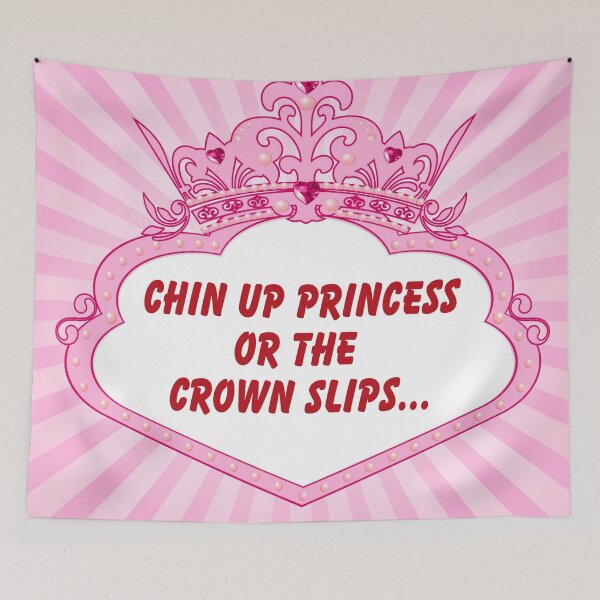 Item preview, Chin Up Princess Or The Crown Slips designed and sold by FunWithChemo.