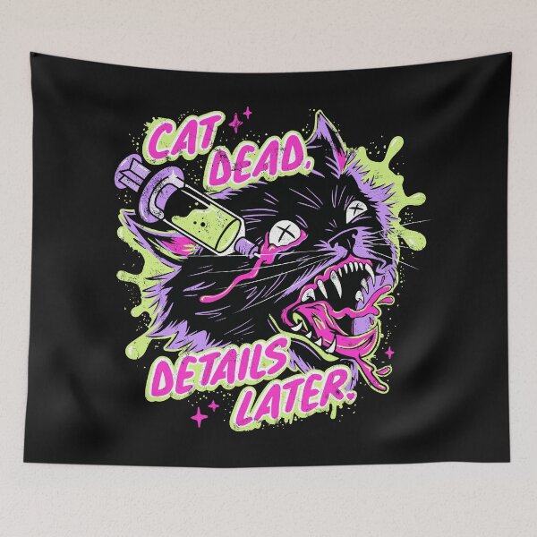 Item preview, Re-Animator Cat Dead Details Later designed and sold by Awfully Adorable.
