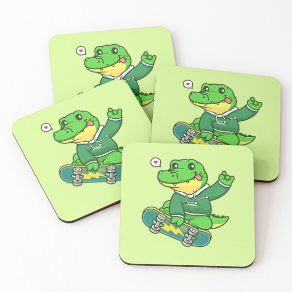 Item preview, Happy Croc on Wheels designed and sold by StickerStudio27.