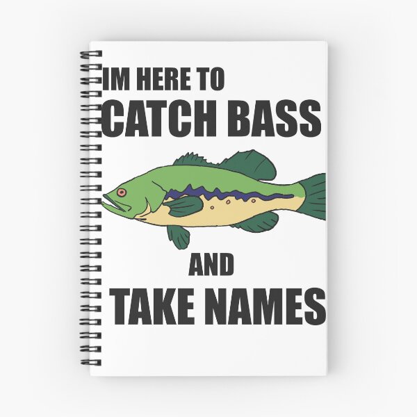 Item preview, Catching Bass and Taking Names designed and sold by BioMassDesigns.