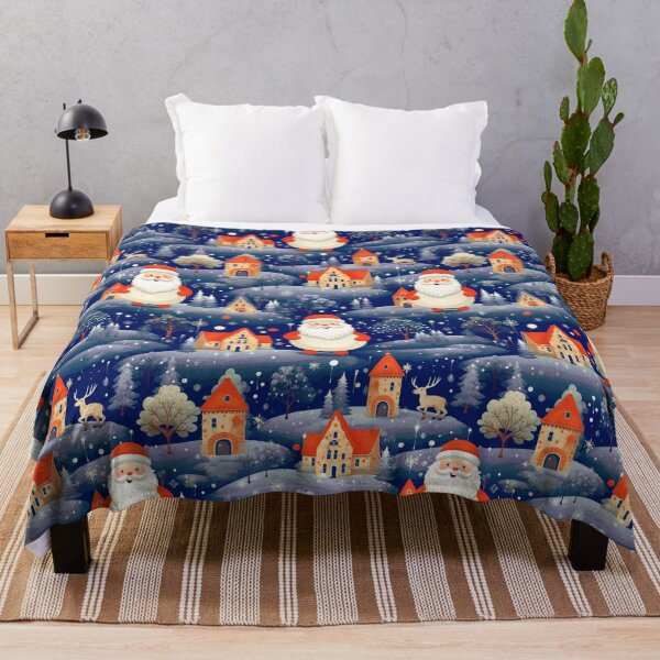 Item preview, Santa village xmas designed and sold by Alessandro Remo Mazzoni Remotextiles.