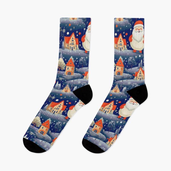 Artikelvorschau, Santa Village Weihnachten entworfen und verkauft von Alessandro Remo Mazzoni Remotextiles.